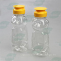 Bear Shape Plastic Honey Jar with Silicone Valve Cap (PPC-PHB-73)